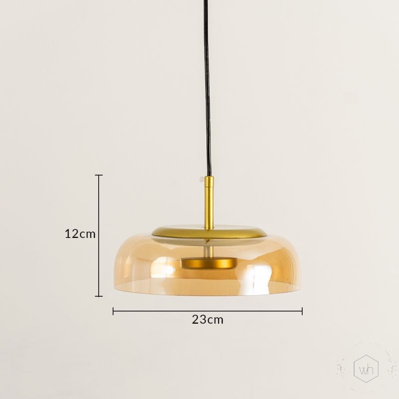 Prism Glass Pendant Light Small Dimensions