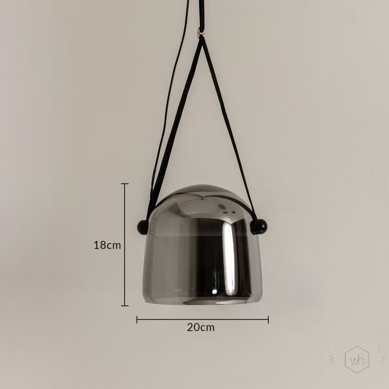 Mona Pendant Light Smoky Dimensions