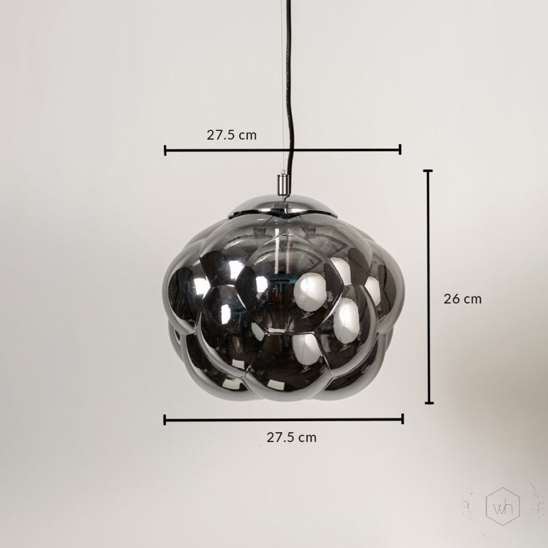 Curve Pendant Lamp - Black Dimensions