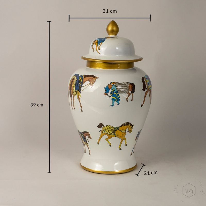 Heritage Ceramic Jar - Large Dimensions