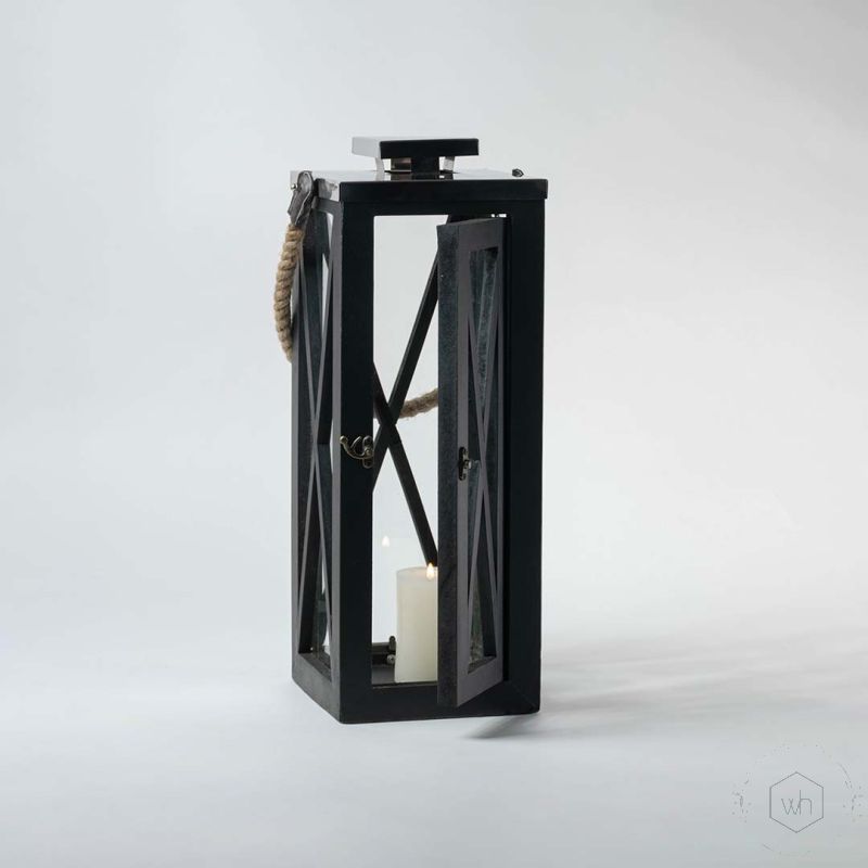 Kosipo Wooden Lantern Large Light On White Background-1
