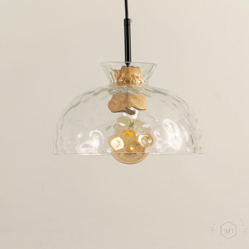 Kembang Glass Hanging Light Closeup
