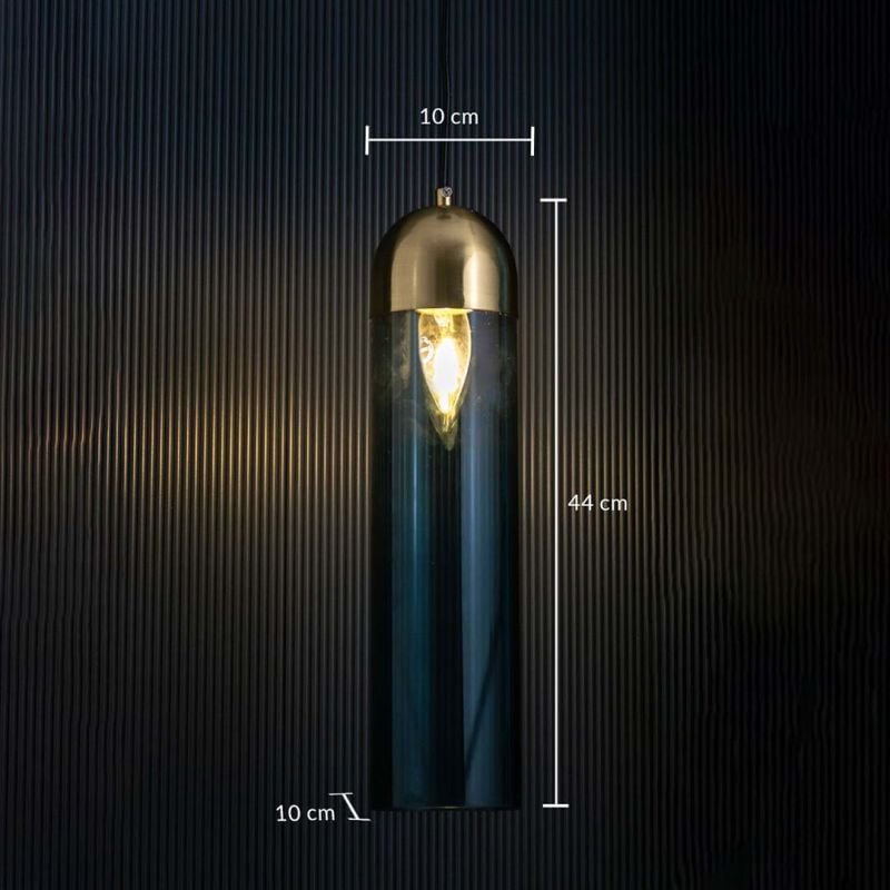 Modern Glass Tube Pendant Light Dimensions