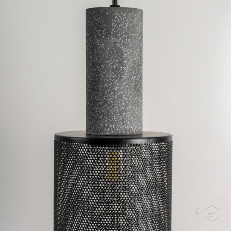 ERAMI Dark Grey Pendant Light Closeup