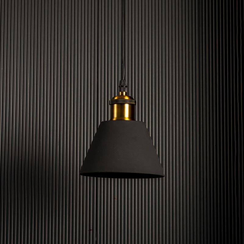 Riankh Modern Resin Pendant Lamp Black Light Off Black Background