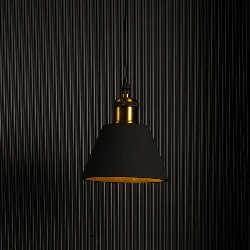 Riankh Modern Resin Pendant Lamp Black Light On Black Background