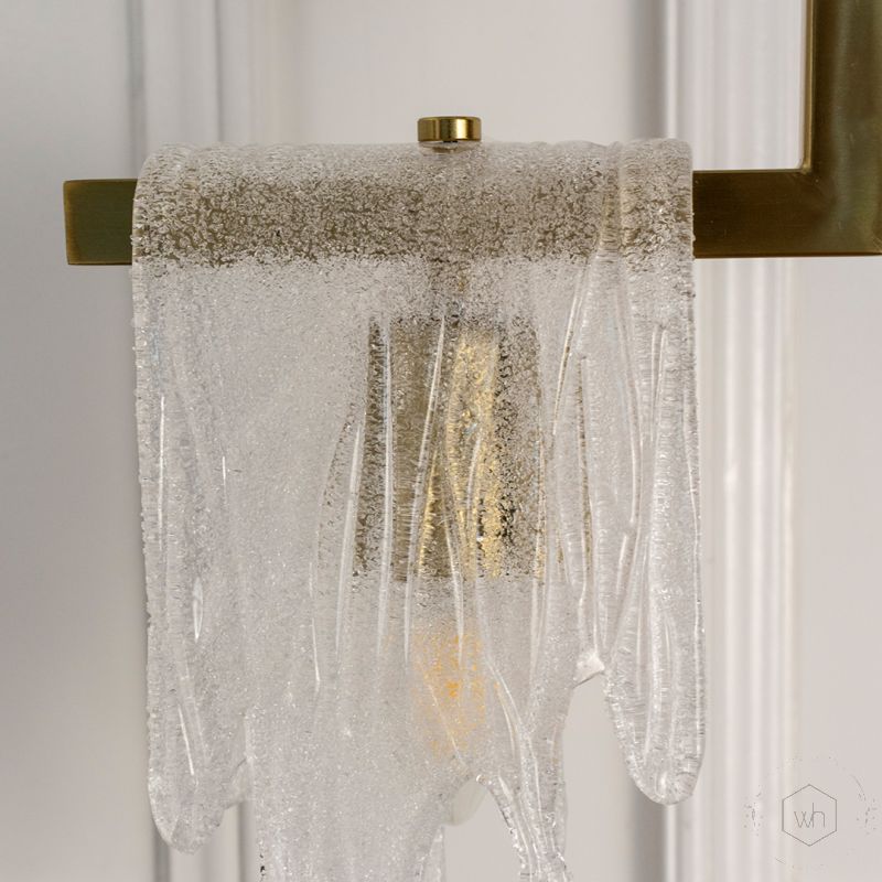 Kristy Pendant Light Crystal   Brass Closeup