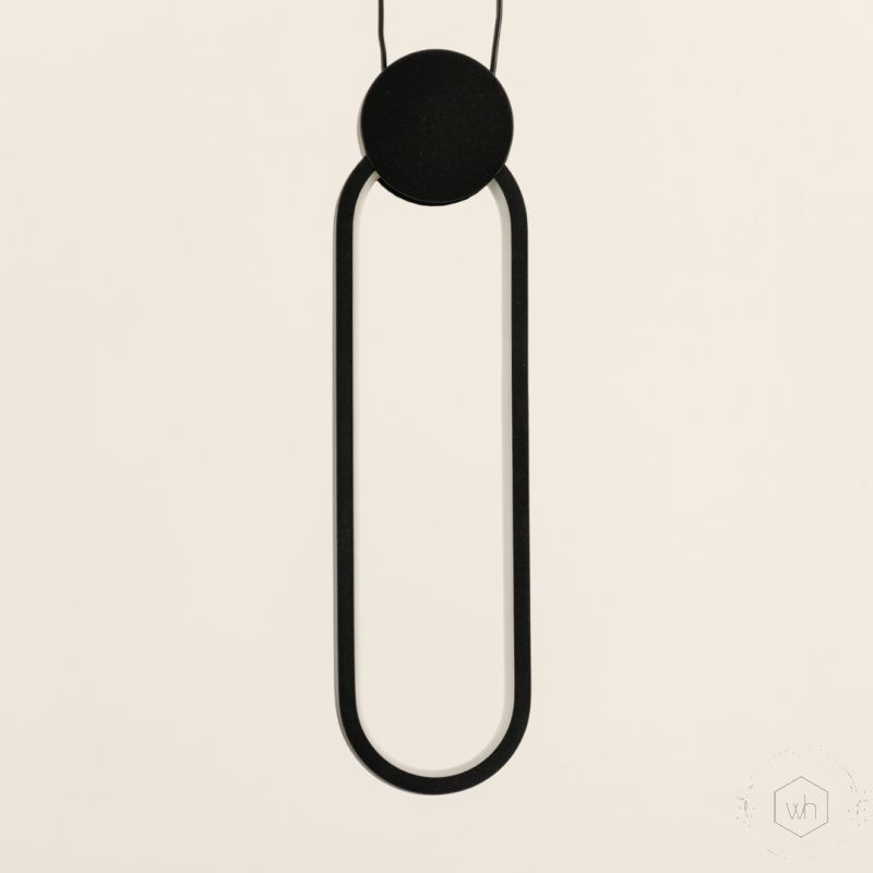 Minimalistic Pendant Light Long Closeup