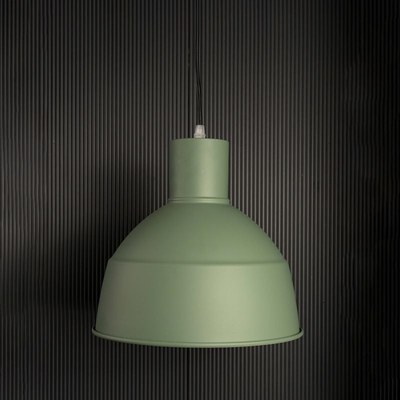 Gloria Green Pendant light Light Off Black Background