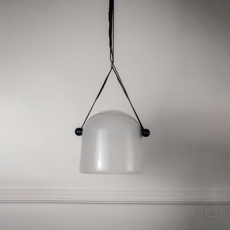 Mona Pendant Light White Light Off White Background