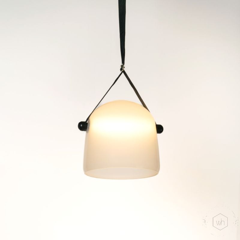 Mona Pendant Light White Light On White Background