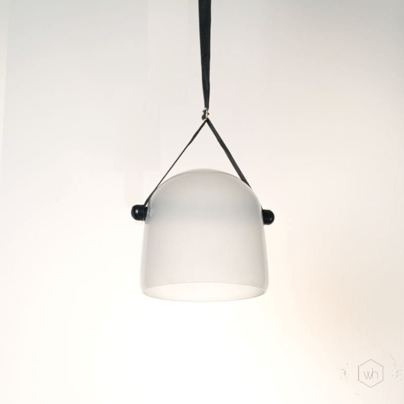 Mona Pendant Light White Light On White Background 1