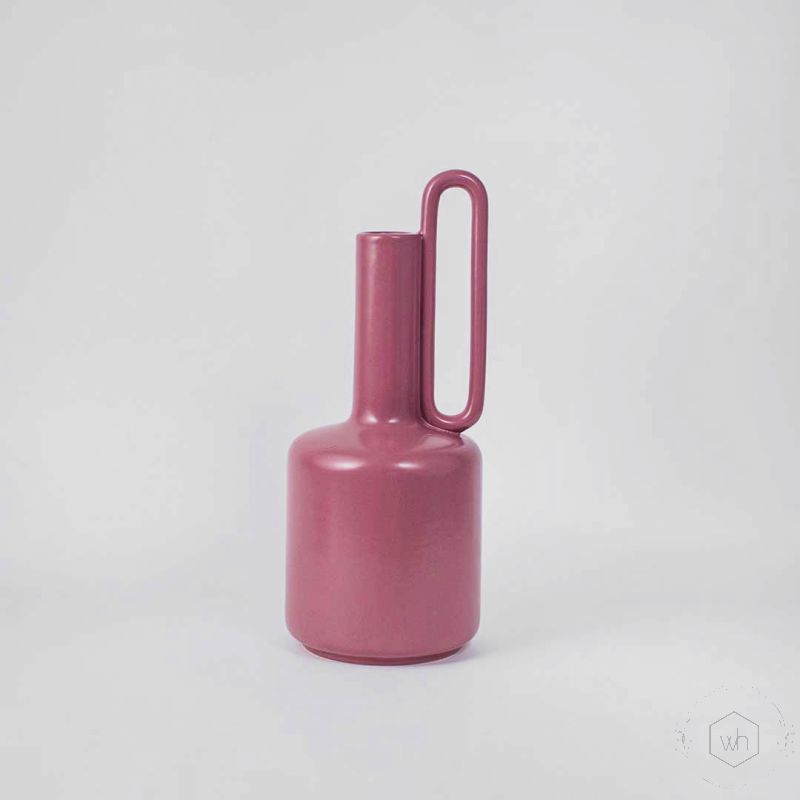 Ata Vase Pink White Background 3