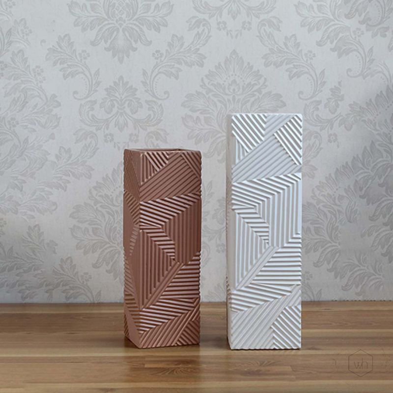 Idima Vase White Grouped