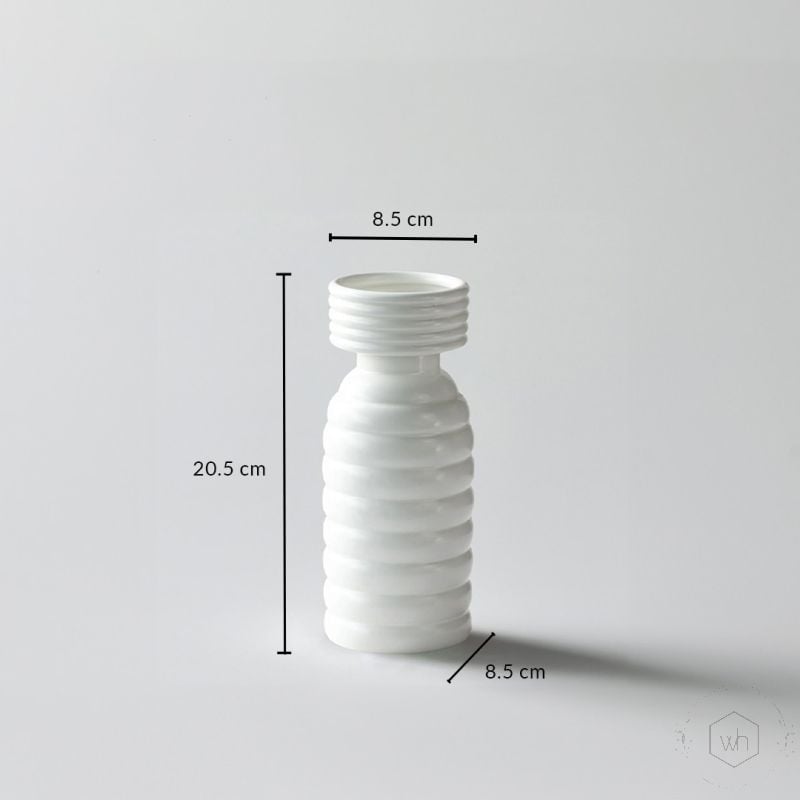 Grace   Hope Vase White Dimensions