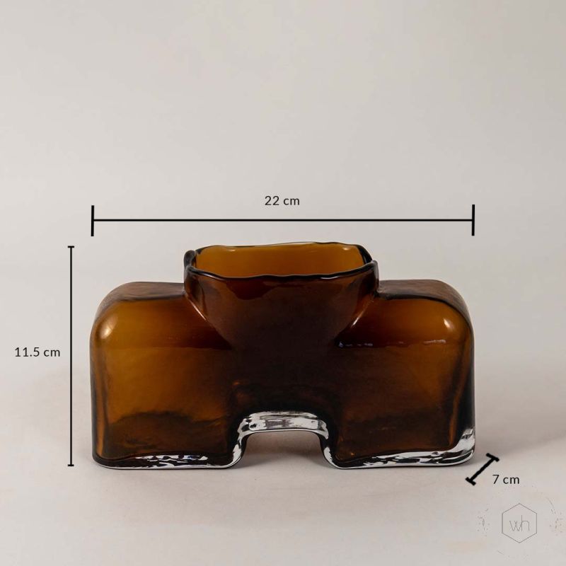 Beg Style Glass Vase Dimensions