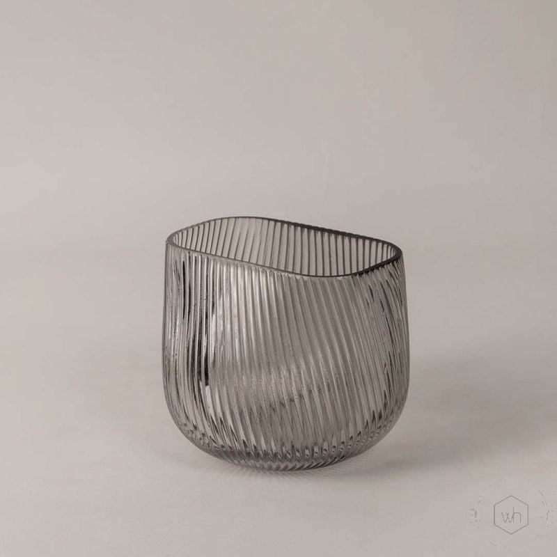 Sevres Modern Glass Vase SmallSide Angle