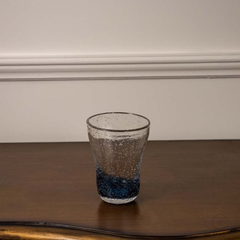 Bubble Long Glass Vase White Background 1