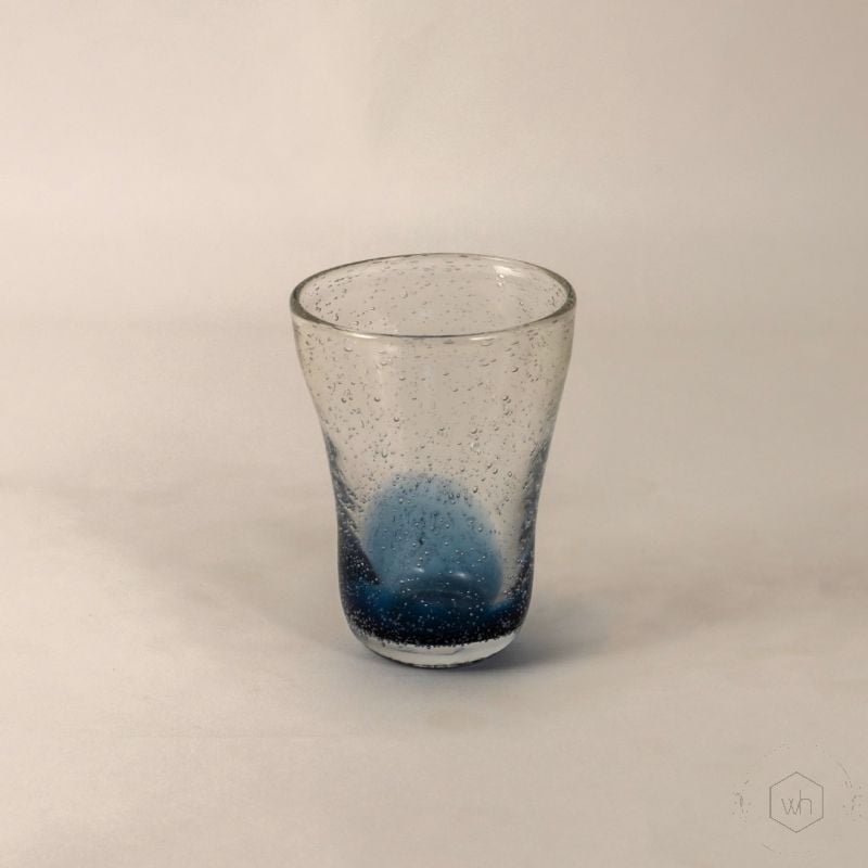 Bubble Long Glass Vase White Background 1
