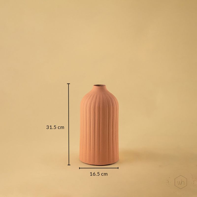 Ewer Vase Peach Dimensions