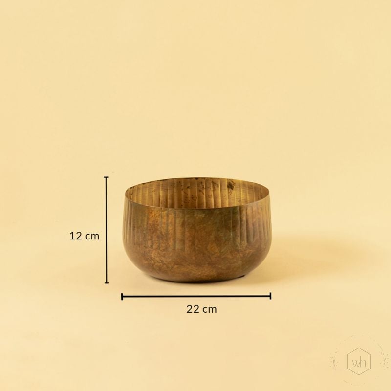 Dhaara Vase Gold Large Dimensions