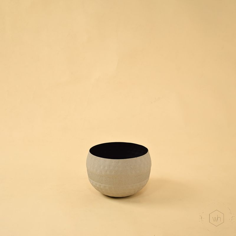 Zarb Vase - Grey Large White Background