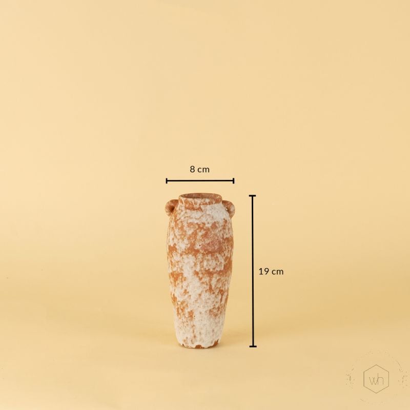 Turkish Terracotta Vase Cylinder Shape Dimensions