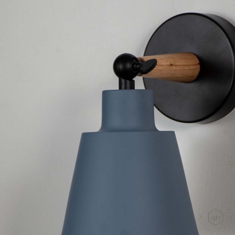 Modern Wall Light Grey Closeup
