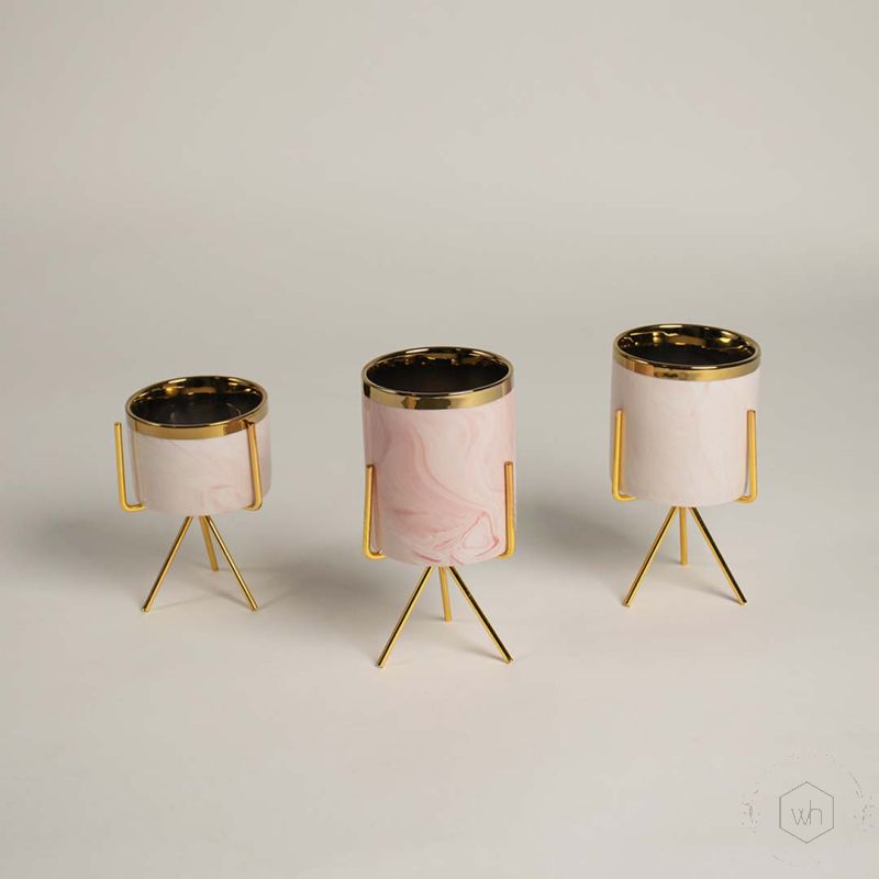 Addis Vase - Pink Grouped 2