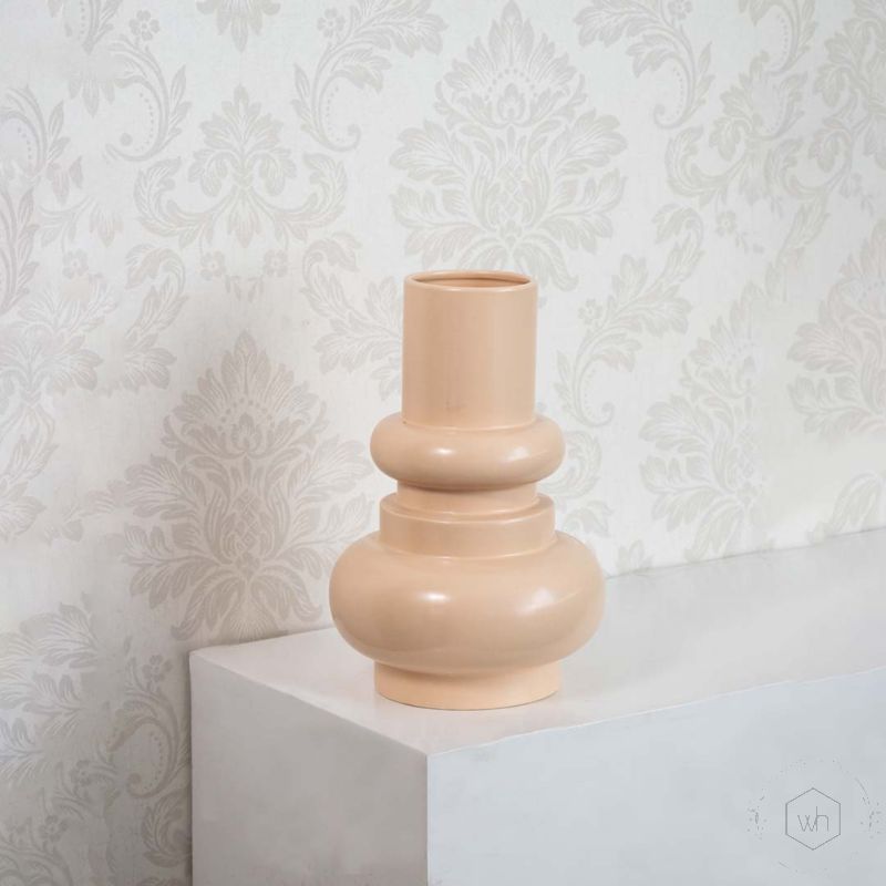 Amida Vase - Peach White Background-1