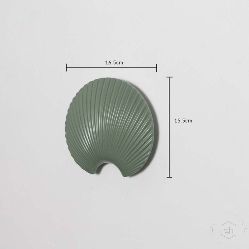 Cebu Hanging Wall Vase - Light Green Dimensions