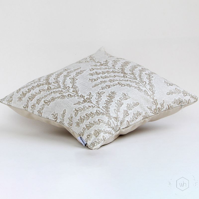 Elite Decorous Embroidered Cushion Cover White Background-1