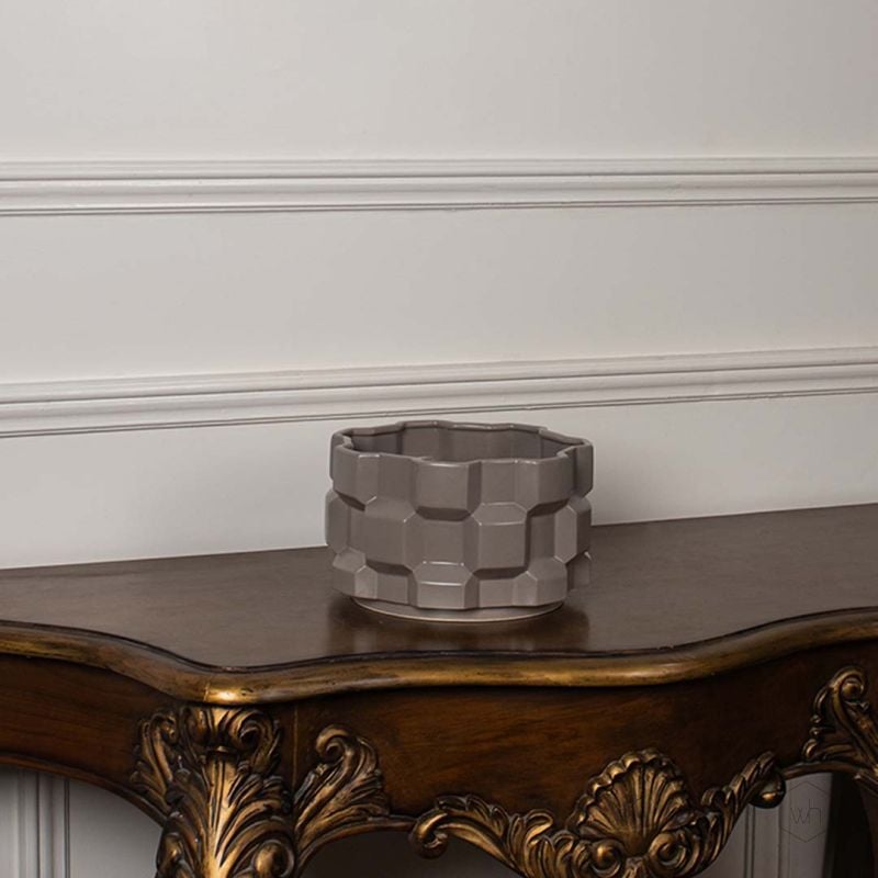 Jara Vase - Grey White Background-1