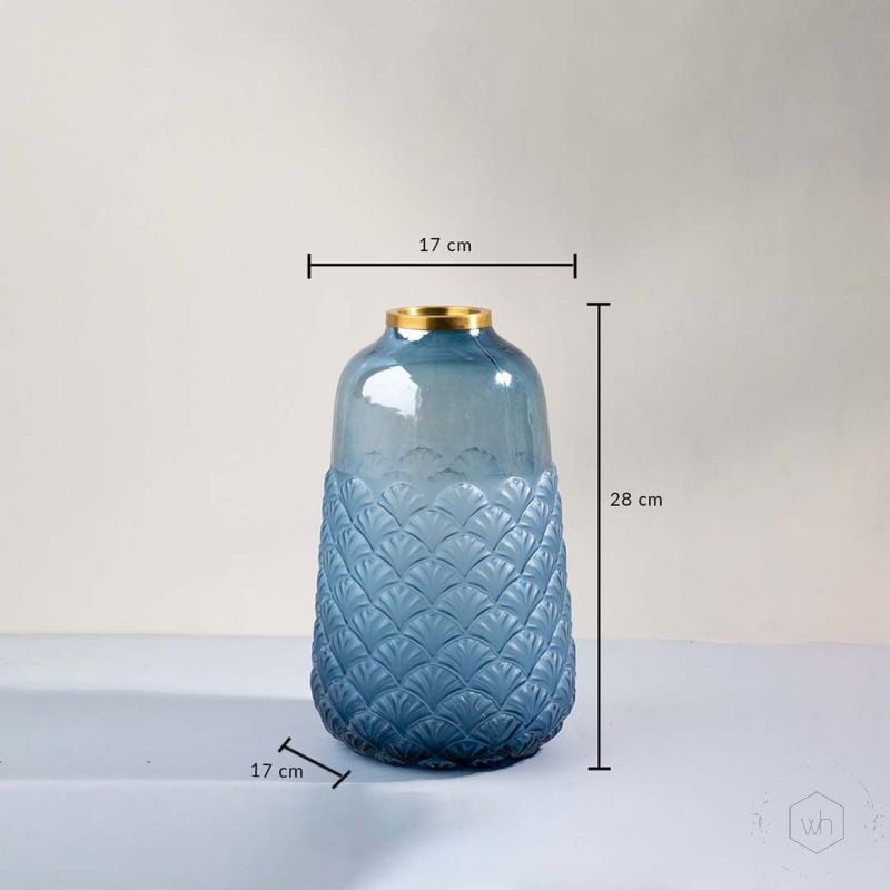 Jarita Glass Vase - Medium Dimensions