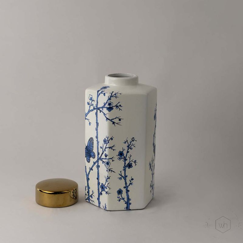 Mediterranean Style Jar - Large White Background-1