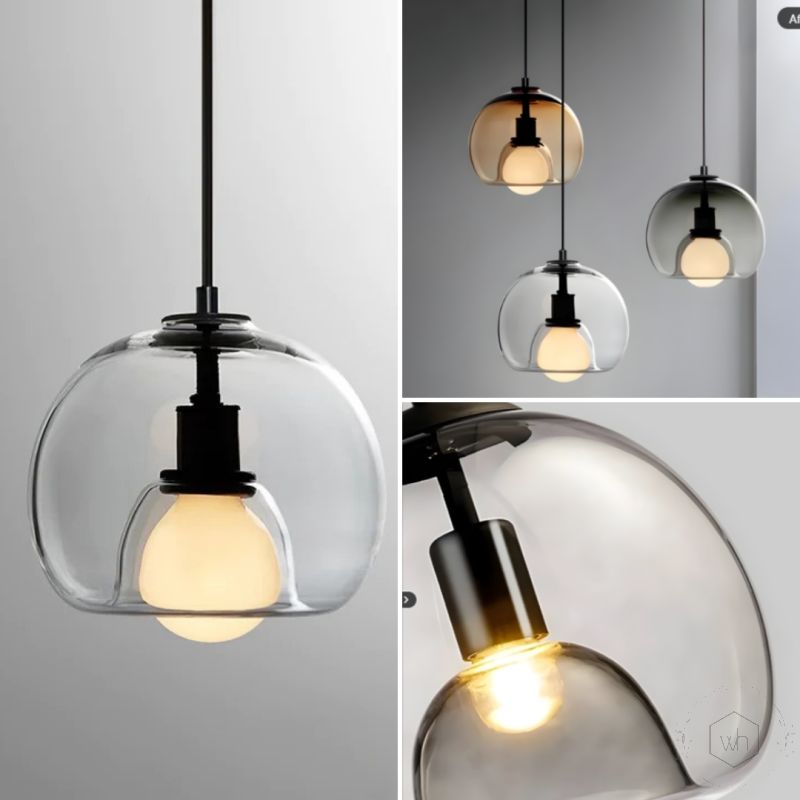 Modern Hanging Pendant Light - Clear Lifestyle