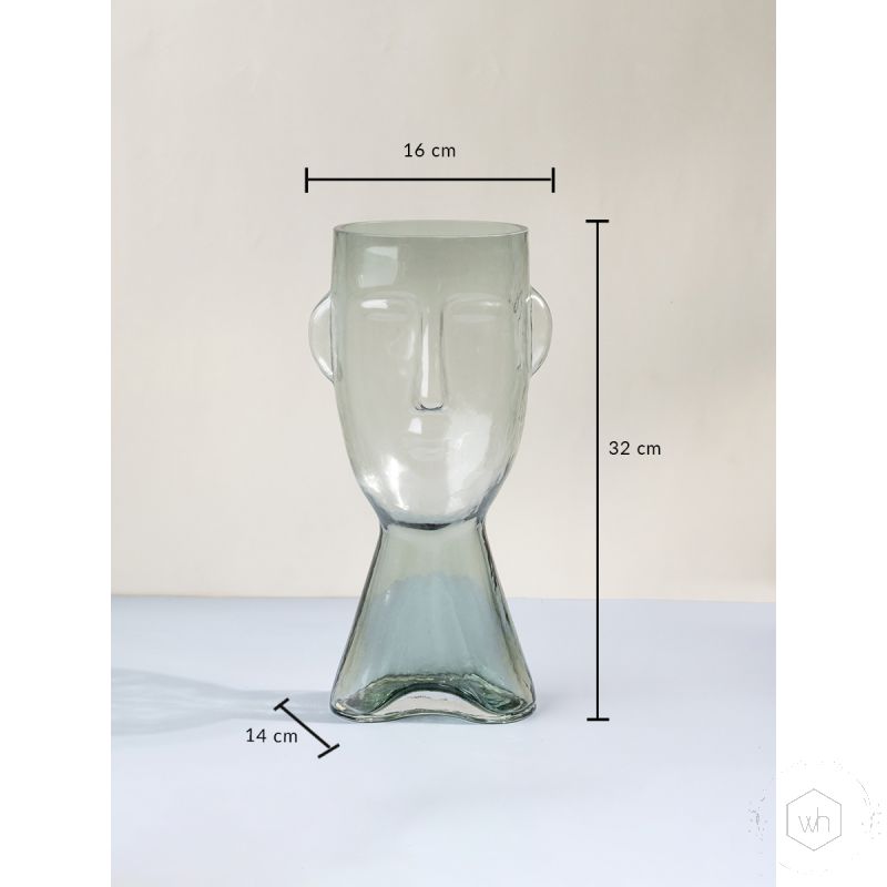 Musa Glass Vase - Large Dimensions