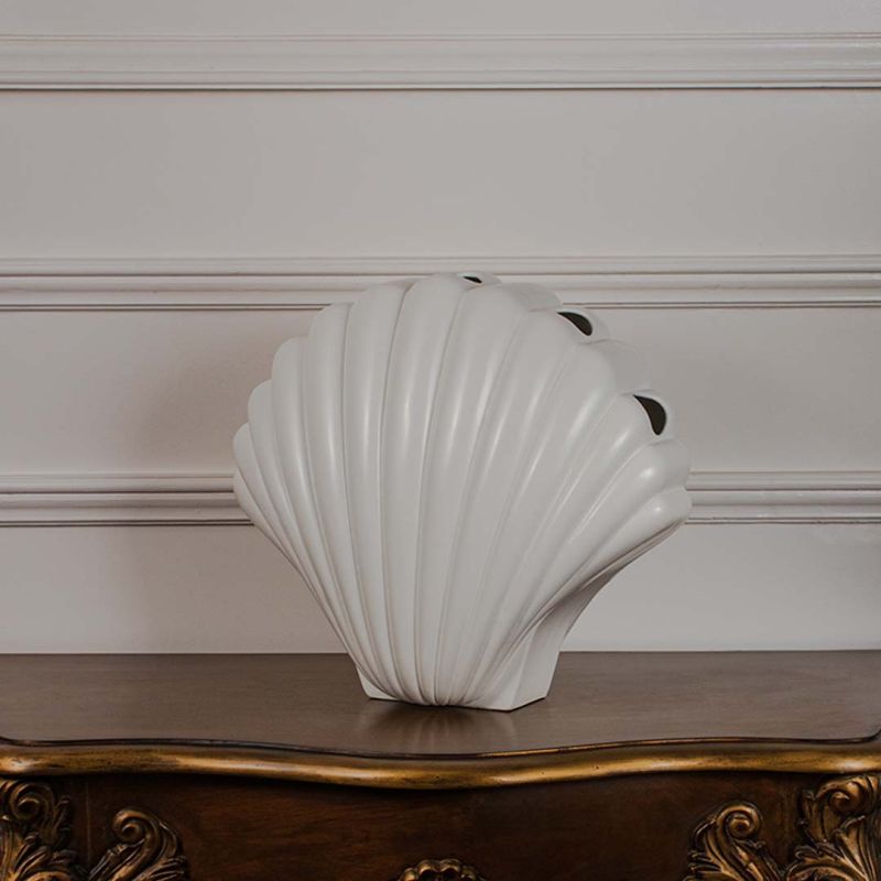 Opie Deco Vase - White White Background