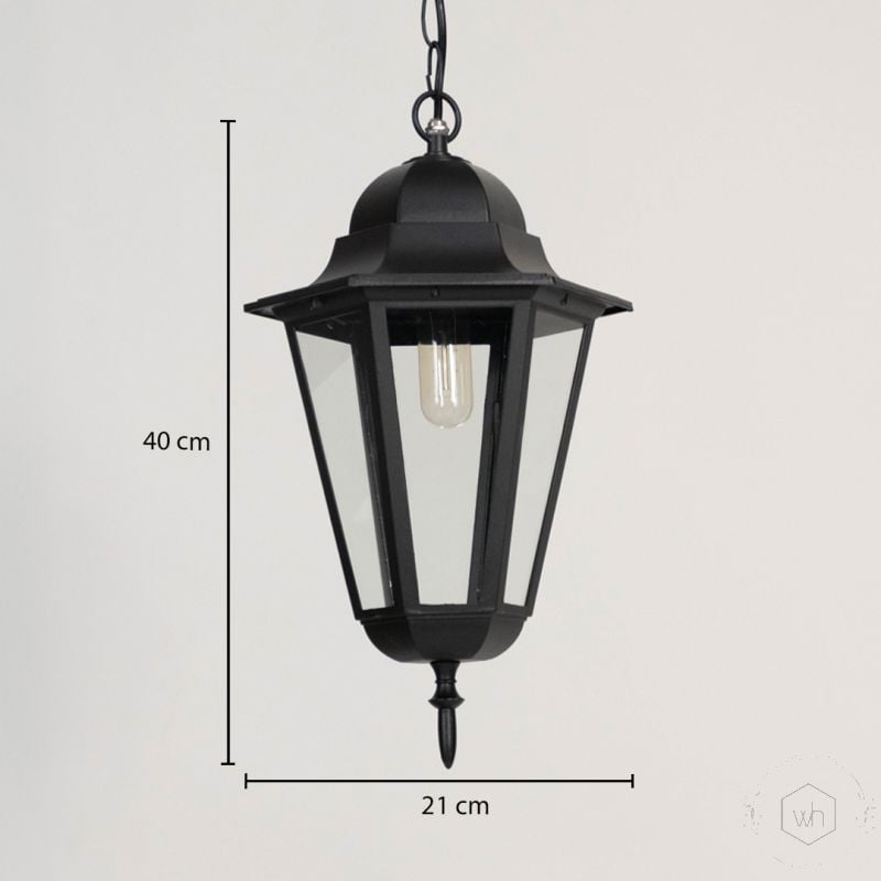 paris outdoor hanging light large dimensions