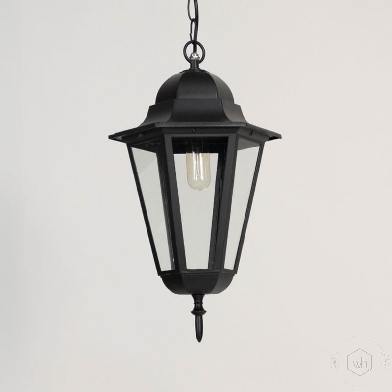paris outdoor hanging light large light off white background