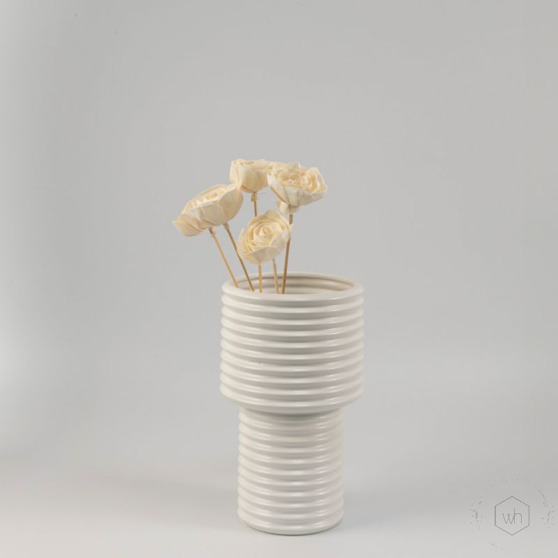 Sola Flower White Rose Set Of 5 Lifestyle