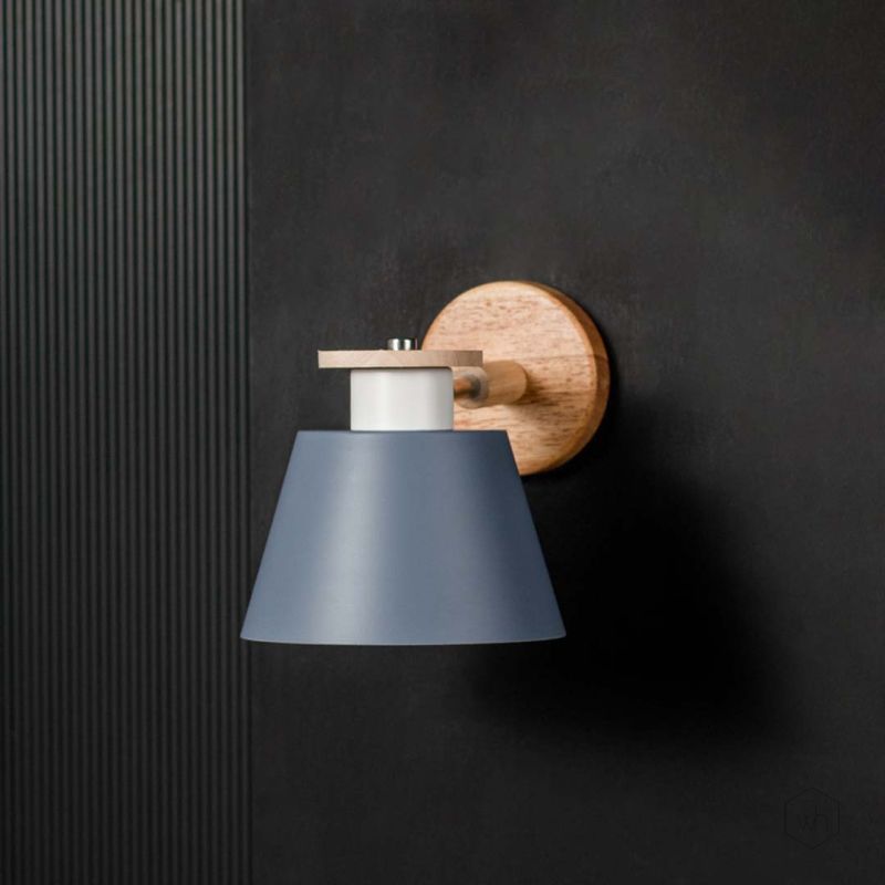 Tokyo Wall Light - Grey Light Off Black Background