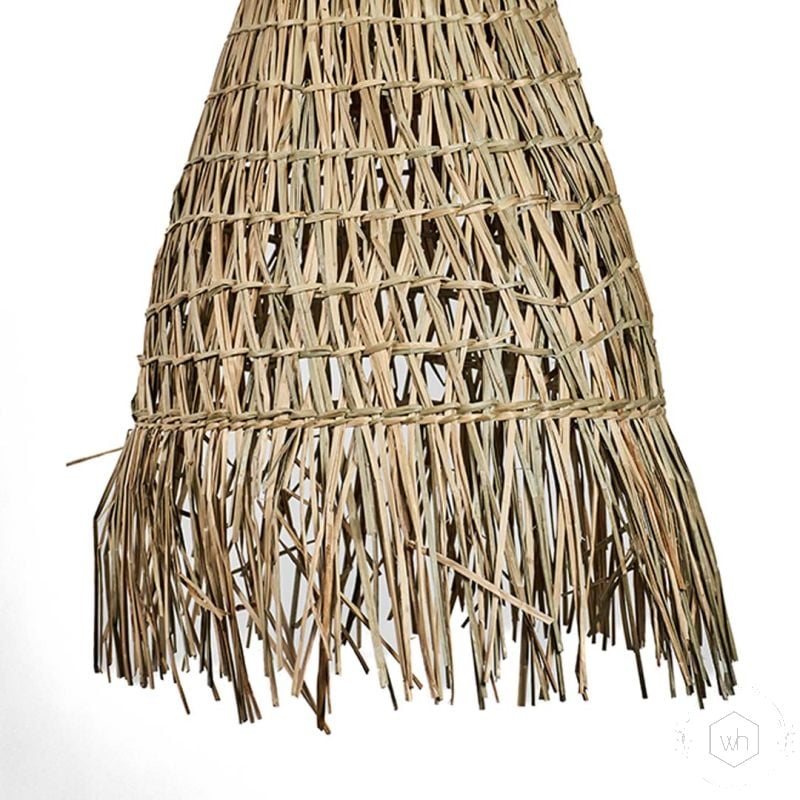 Wabi Sabi Hand Braided Pendant Lamp Closeup