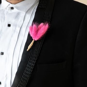 Santiago Boutonniere Black Background