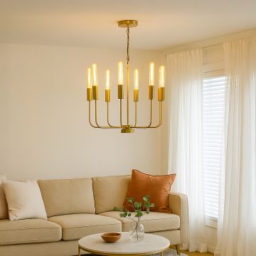 kayla classic chandelier gold main lifestyle
