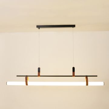 Riley Tube Linear Light Black Light On White Background