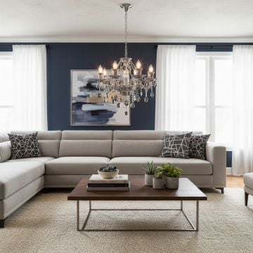 seralyn 6 light crystal chandelier main lifestyle