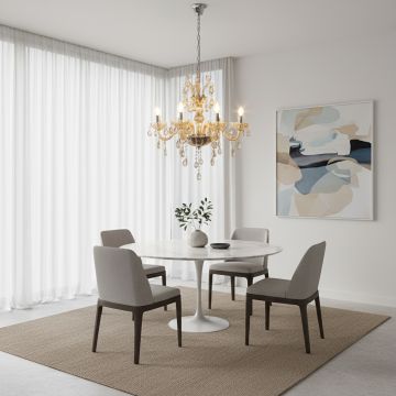 velencia classic crystal chandelier main lifestyle