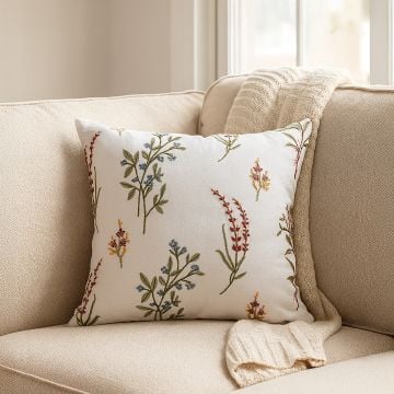 multicolour embroidered set of cushion cover cotton main lifestyle