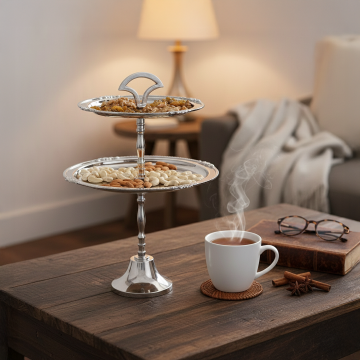 toran two tiered serving stand main lifestyle